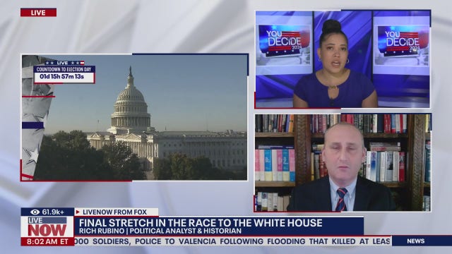 Who's winning the presidential election with 2 days to go?