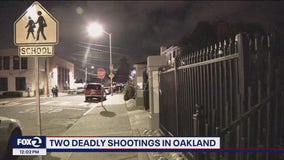 Two dead in separate Oakland shootings, police investigating | KTVU