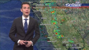 Tampa weather | warm with scattered rain