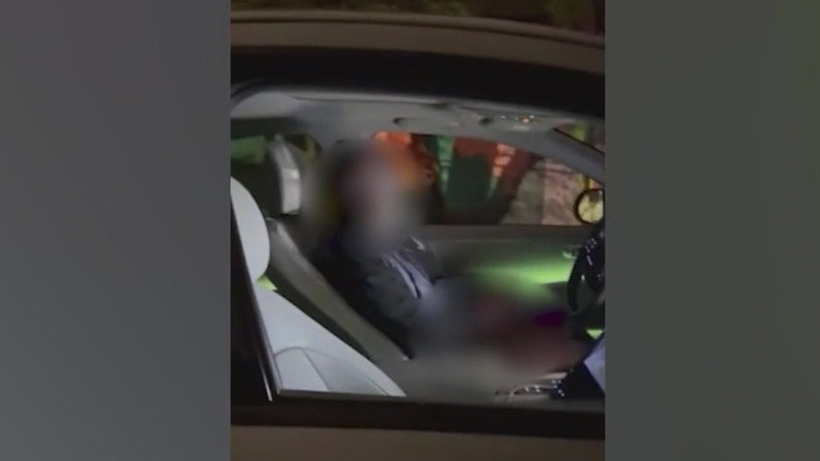 Man caught pleasuring himself in car