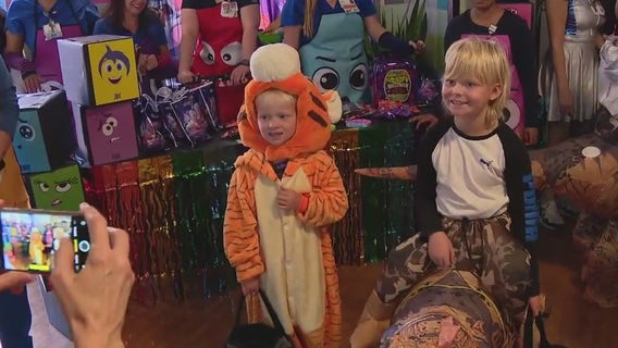 Patients trick-or-treat at St. Joseph's Children's Hospital