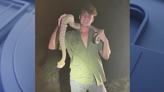 Florida content creator, wildlife enthusiast recovers after rattlesnake bite