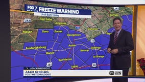 Austin weather: Freeze warning for Central Texas