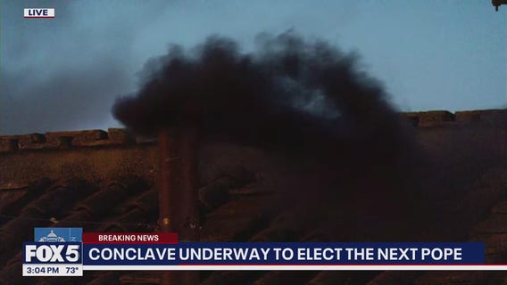 WATCH: Black smoke rises during conclave, meaning no new pope