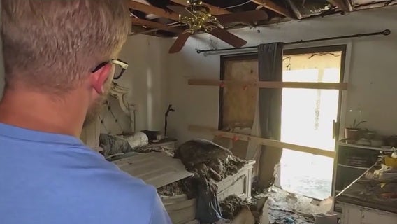 Mesa woman's home nearly rebuilt after fire