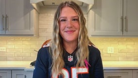 Chicago Bears honor 26-year-old breast cancer survivor at Soldier Field