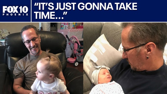 Mother rushes to Arizona son's side after he was pinned between 2 school buses