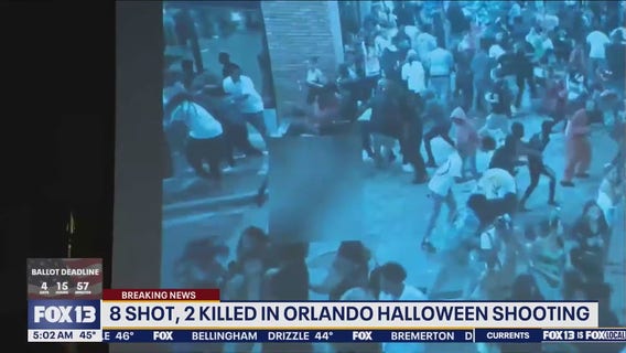 8 shot, 2 killed in Orlando Halloween shooting
