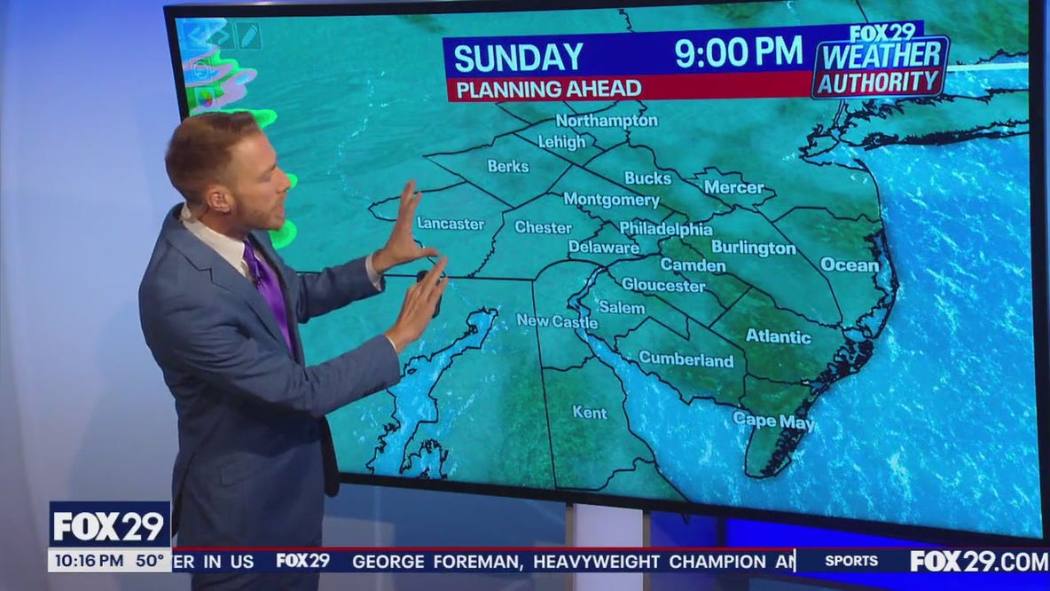 Weather Authority: Saturday 10 p.m. forecast