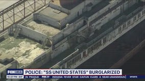 SS United States ship burglarized