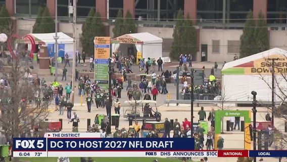 Trump announces 2027 NFL Draft headed to Washington, DC