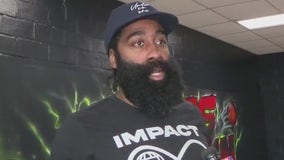 James Harden kicks off student incentive store