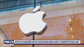 Apple charged with violating anti-competition law