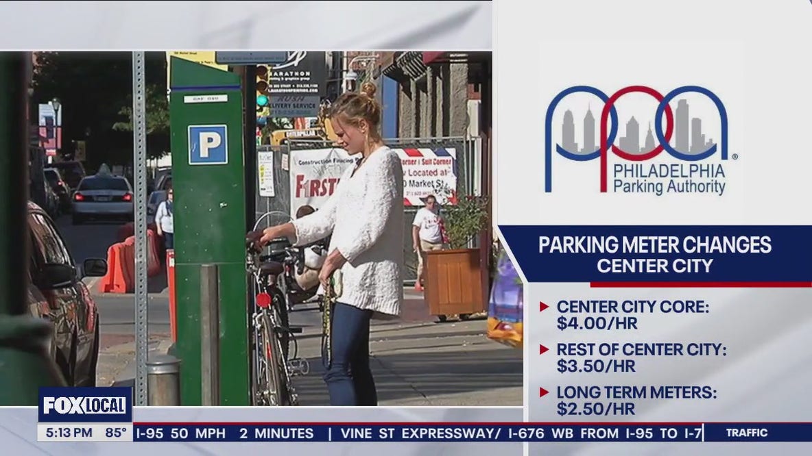 Parking meter changes in Center City