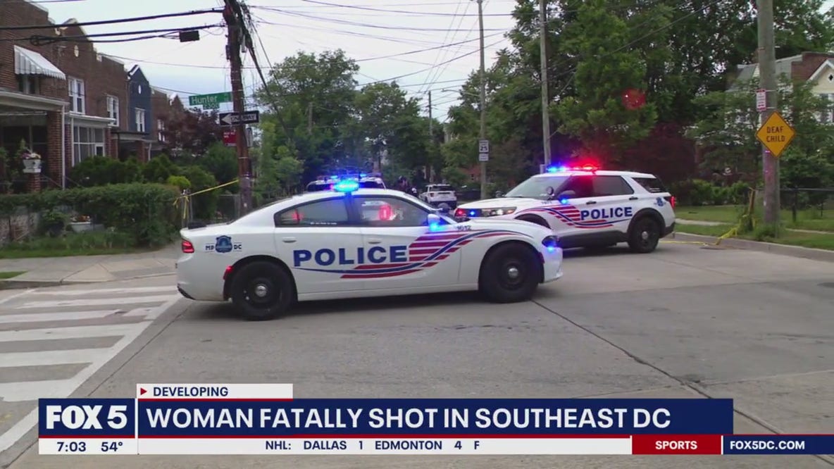 Woman gunned down outside DC home