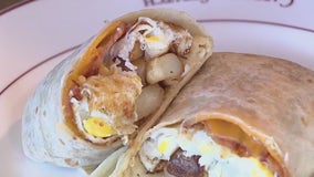 Breakfast burritos at Kurt Schulz Deli