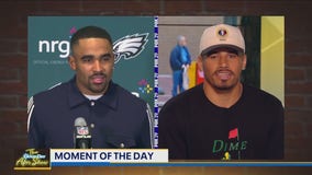 Moment of the Day: "Jalen Hurts" visits Good Day