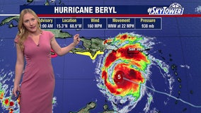 Category 5 Hurricane Beryl churns towards Jamaica