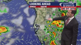 Tampa weather: Sunday evening forecast