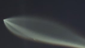 SpaceX Falcon 9 launch visible in Arizona