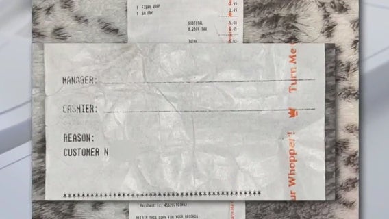 Austin woman accuses Burger King of putting racial slur on her receipt