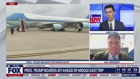 President Trump heads to Israel, Egypt
