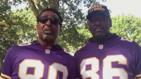 Vikings legends in London ahead of UK matchup