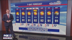 Tampa Weather | Partly cloudy with few scattered storms