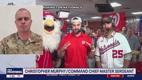 Nationals bring holiday game to service members