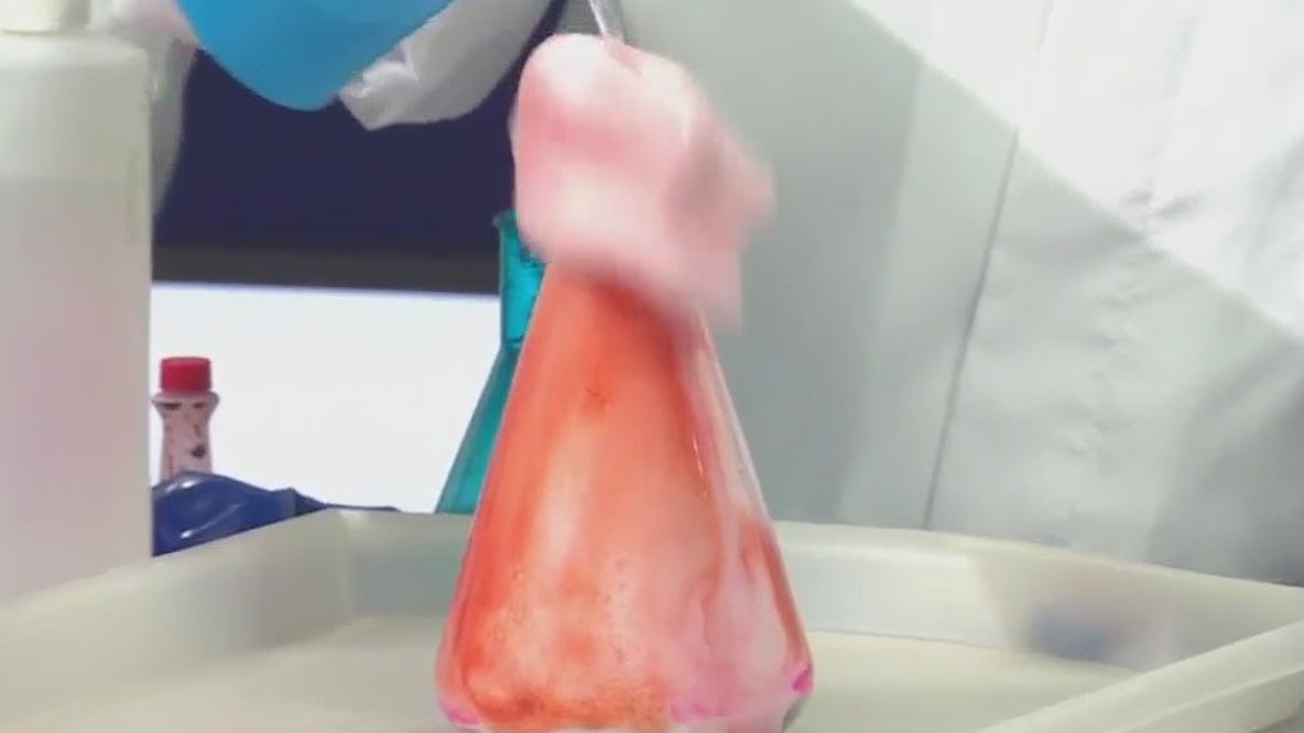 Acid-base reaction experiments with MAD Science