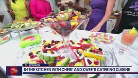 In the kitchen with Cheri' and Kwee's Catering Cuisine