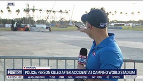 Person killed in apparent accident at Camping World Stadium