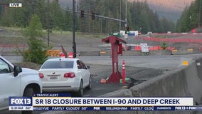 Major closure to start on SR 18 at I-90