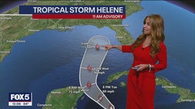 Hurricane tracker: Where is Tropical Storm Helene headed?