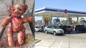 Teddy bear wrapped in 'human skin' startles public