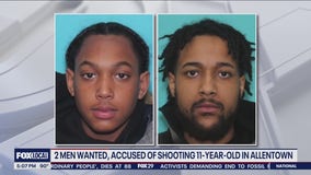 2 suspects sought after 11-year-old shot in Allentown