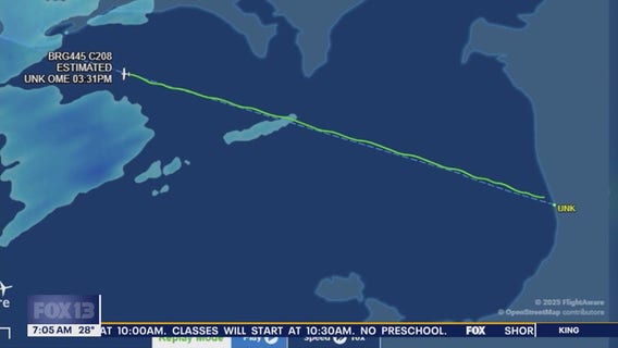 Plane carrying 10 people goes missing in Alaska