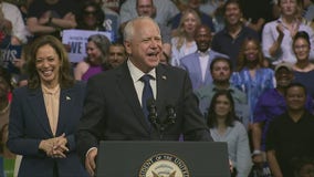 Gov. Tim Walz speaks on Gov. Josh Shapiro