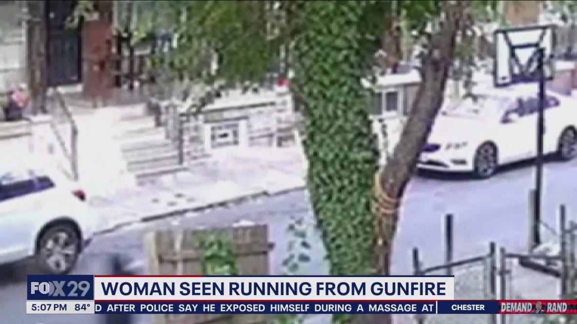 Woman chased down Philadelphia street, shot at 10 times in brazen attack