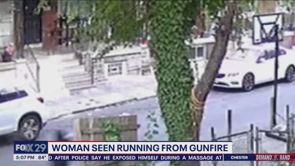 Woman chased down Philadelphia street, shot at 10 times in brazen attack