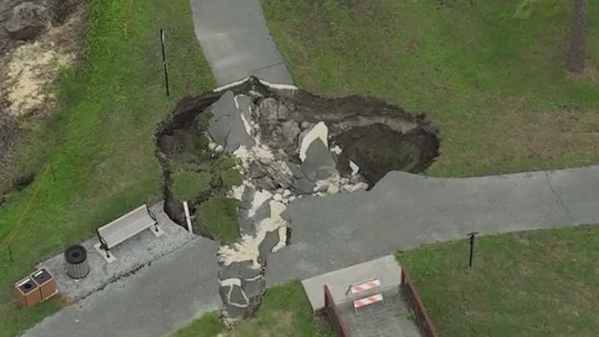 Sinkhole opens up at popular Ocala park