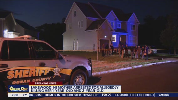 New Jersey mother accused of murdering her 1-year-old and 3-year-old children