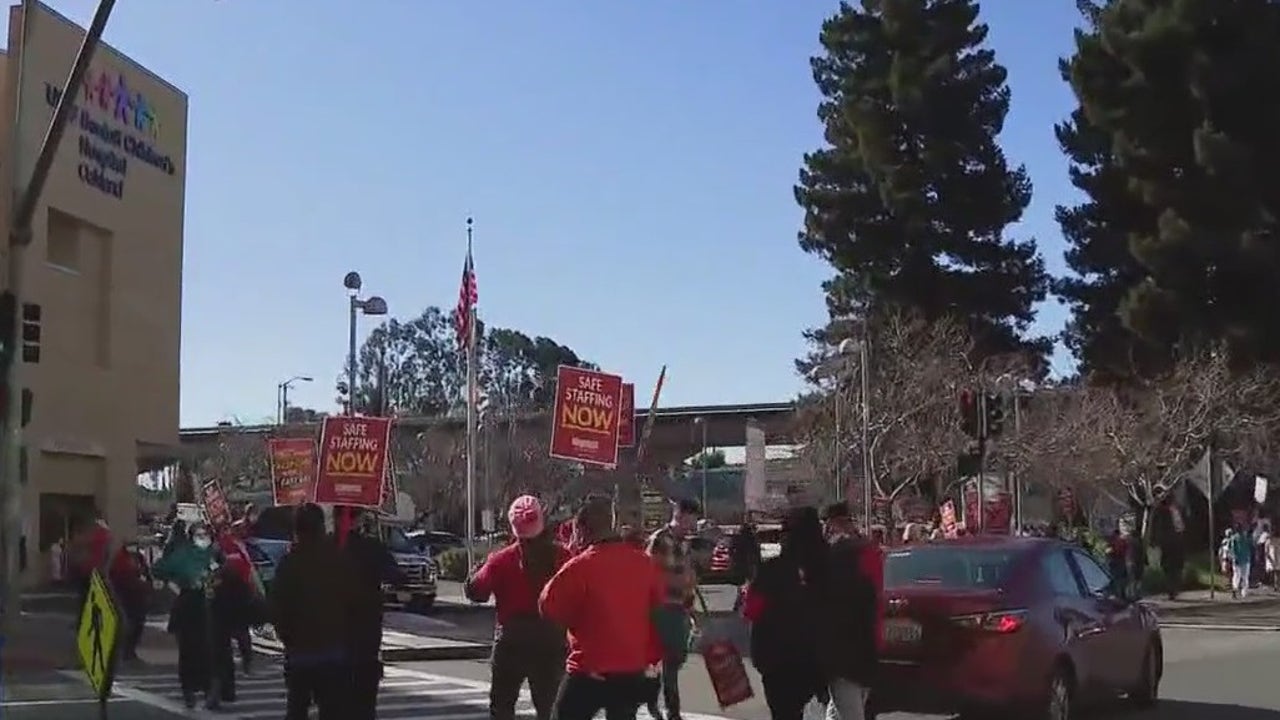 Hundreds Strike UCSF Benioff Children's Hospital, East Bay Clinics Closed