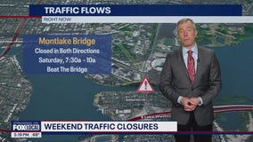 Weekend traffic closures you'll want to avoid