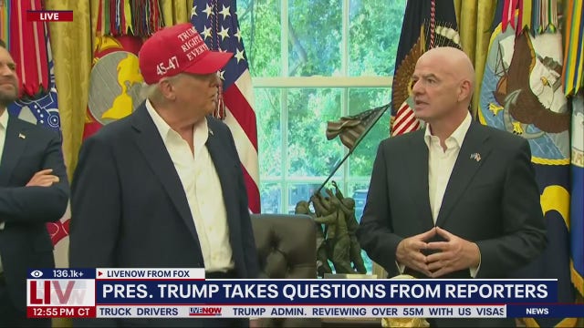 Trump says 2026 World Cup draw to happen at Kennedy Center in DC