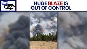 Fire rages near historic Arizona town l FOX 10 Talks