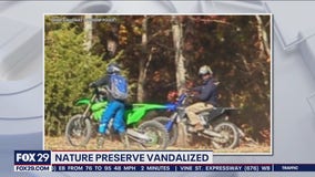 Vandals sought after riding ATVs in Galloway Nature Preserve