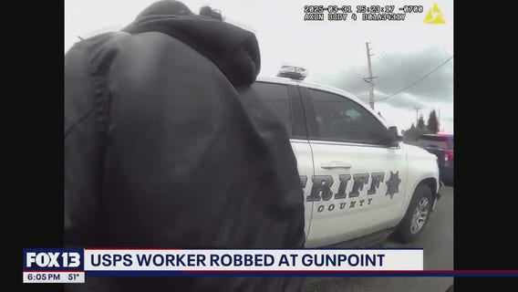 Man arrested after USPS worker robbed at gunpoint