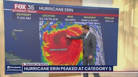 Hurricane Erin forecast: Latest path, cone, track