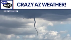 Funnel cloud spotted, rain keeps pouring l FOX 10 Talks